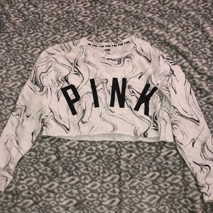 Pink Cropped Long Sleeve